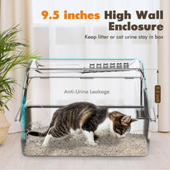 Rywell XL front-entry with pedal enables easy access for small or senior cats.