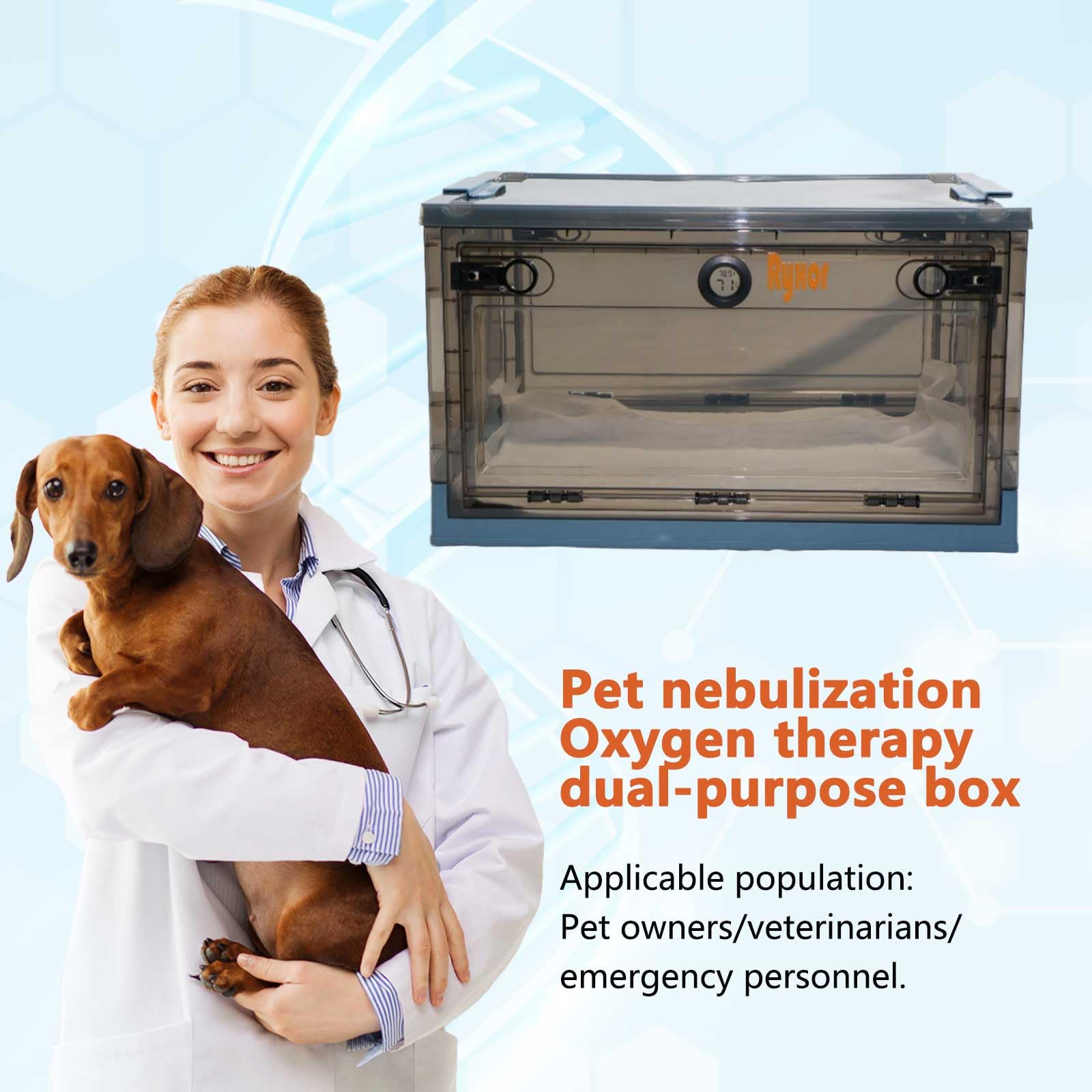 Ryxor Pet Atomization Nest dimensions 21x14x12 inches suitable for larger small pets.
