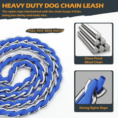 S-ETOVUS blue leash padded handle close-up for comfortable grip
