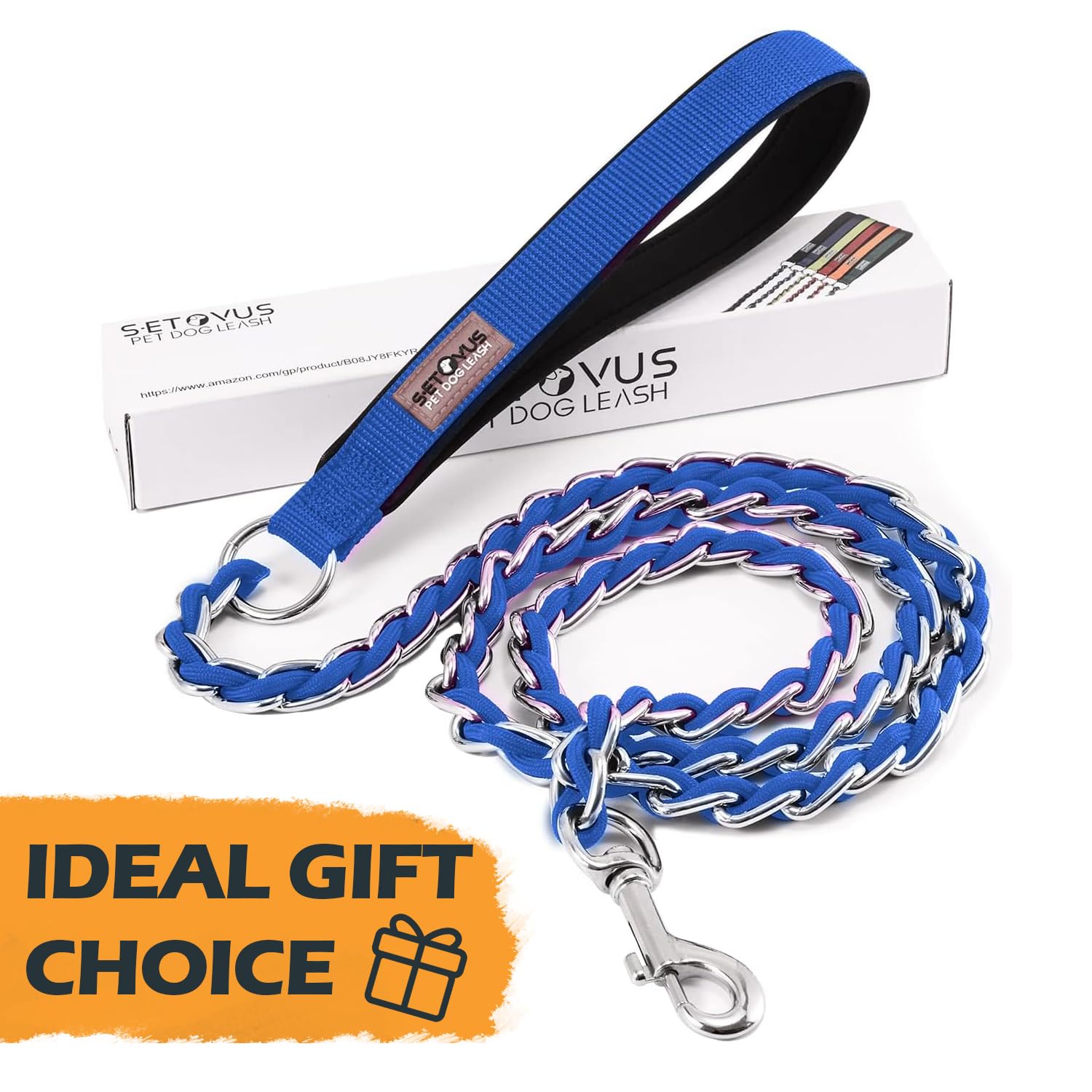S-ETOVUS blue leash customer support and warranty information