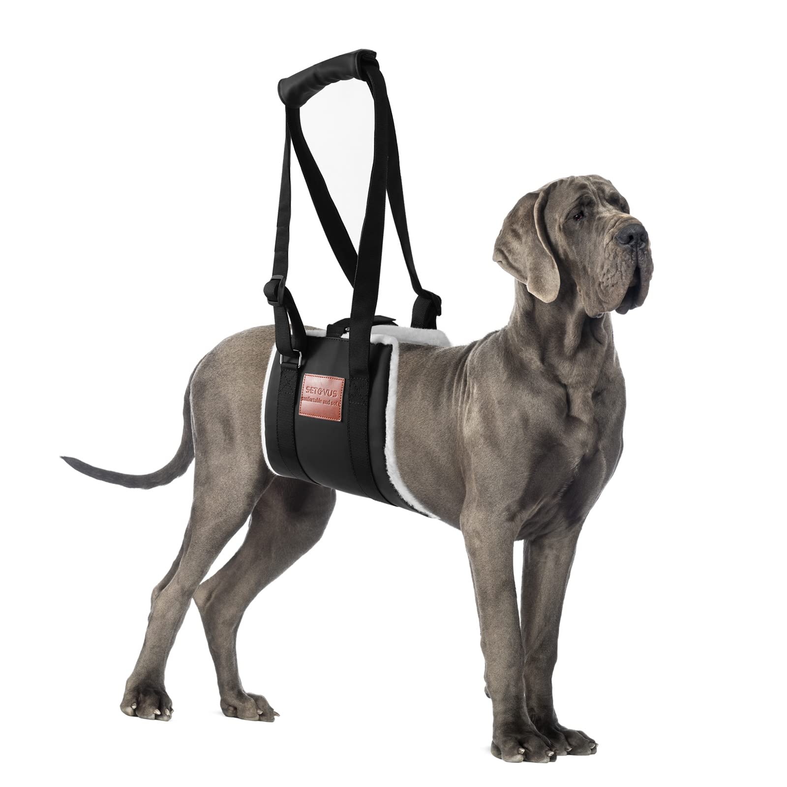 S-ETOVUS dog sling back leg support improves mobility and stair safety