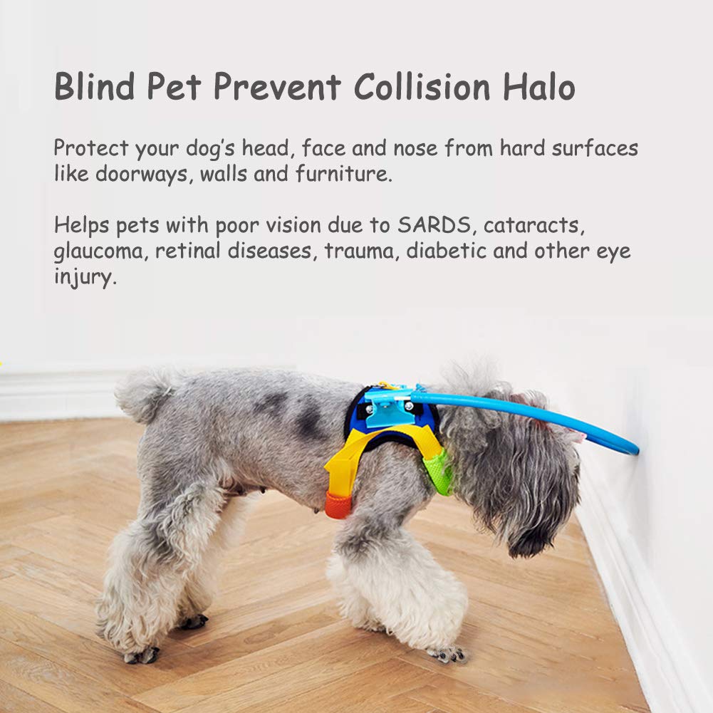 S-Lifeeling harness vest display showing collar protection near furniture.