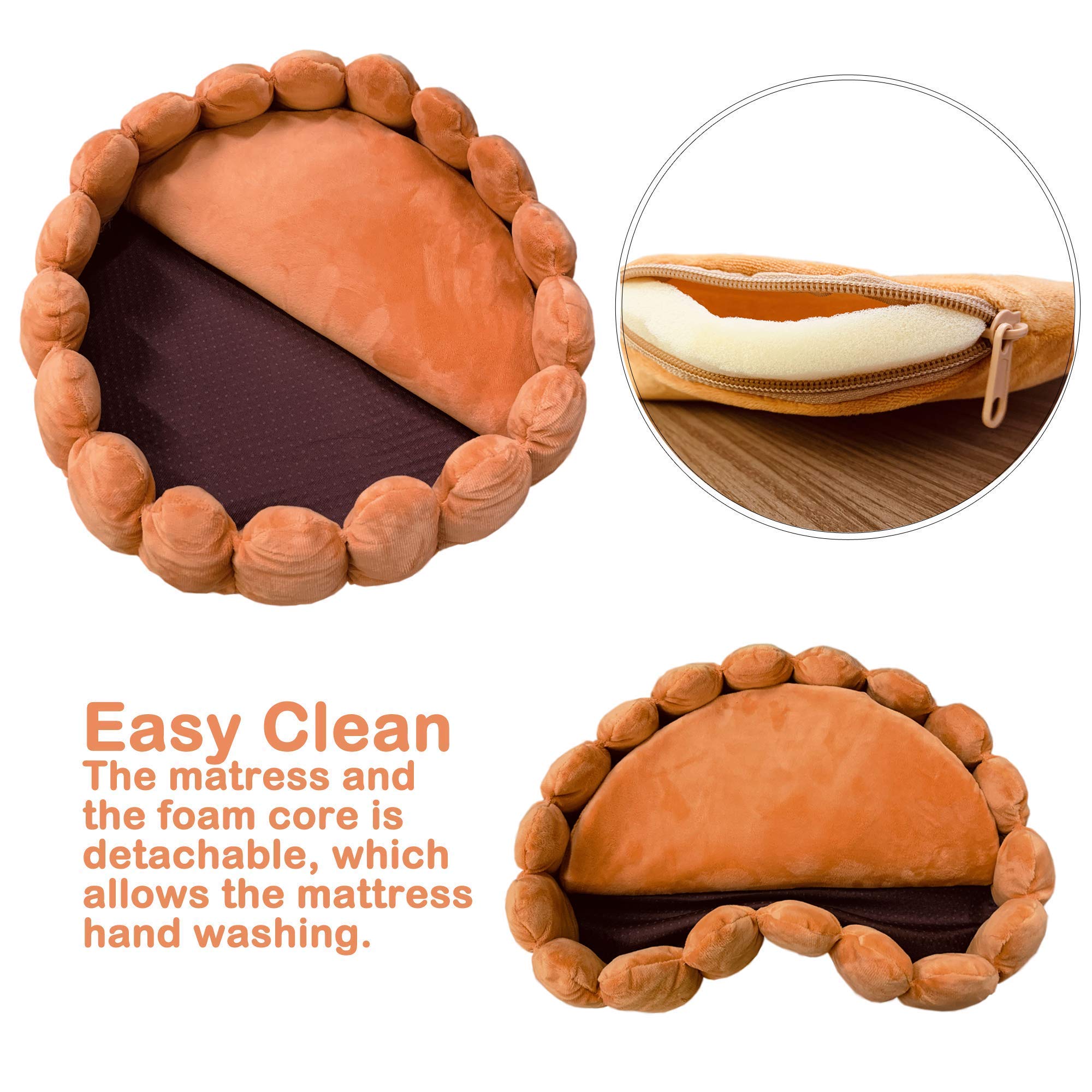 S-Lifeeling Tart detachable faux fur cover highlights easy hand-wash care.