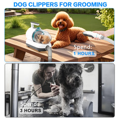 S7 dog grooming kit electric clipper delivers precise cuts with quiet operation.