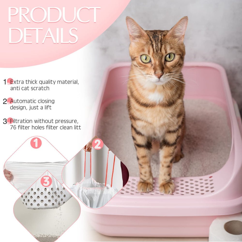 Sabary HDPE cat litter liners showing durable material