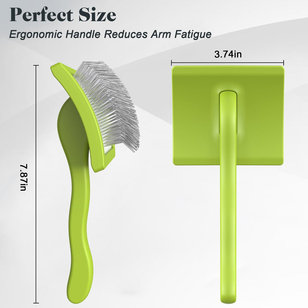 Saccison grooming kit shows 2-piece set for faster detangling and grooming.