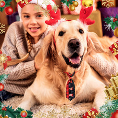 Sadnyy adjustable buckle bows fit most small to medium dogs
