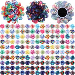Sadnyy dog flower bow 8cm on collar for everyday wear.