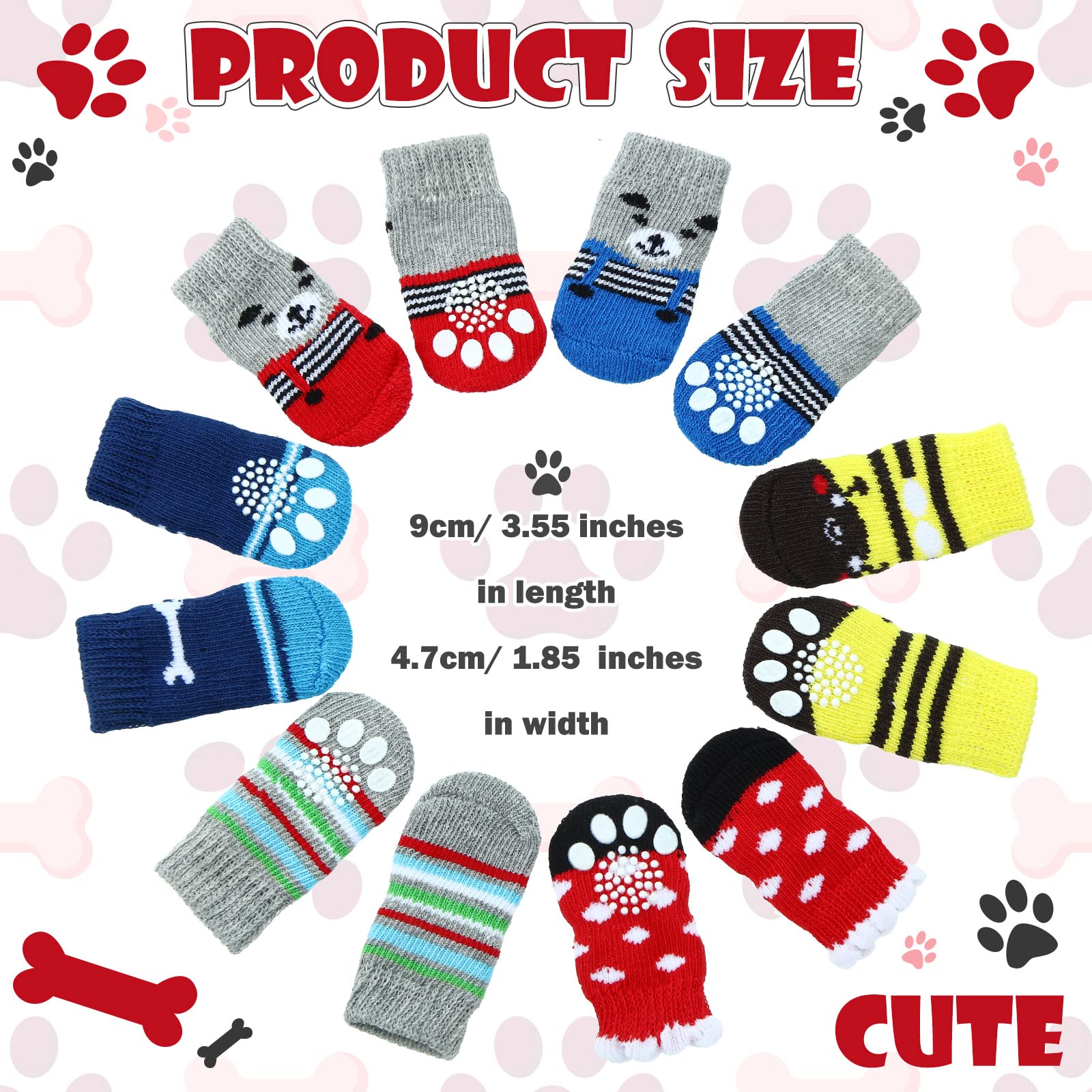Sadnyy socks feature anti-slip grip for indoor traction