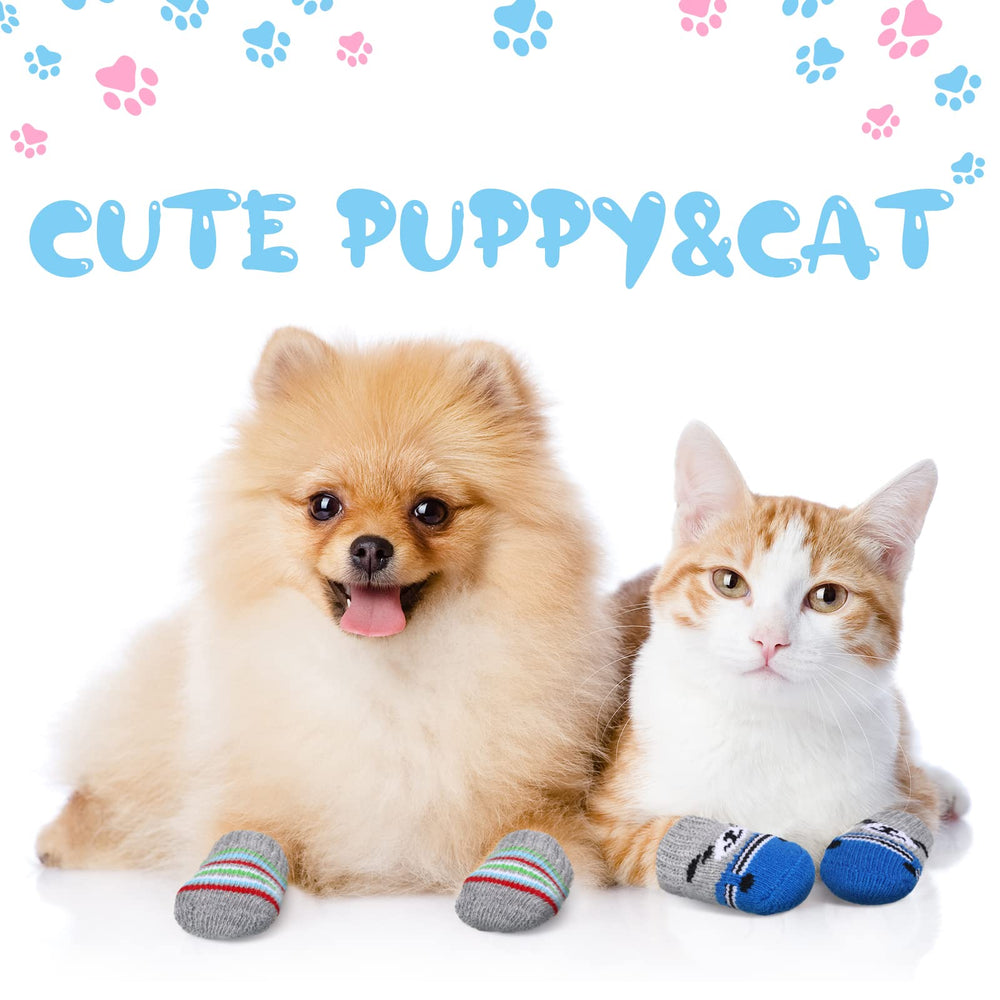 Sadnyy indoor socks reduce noise as pets walk inside.