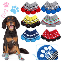 Sadnyy dog socks pack 24pcs for versatile daily wear on dogs.