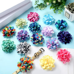 Sadnyy multi-color bow collection adds festive flair to pet looks.