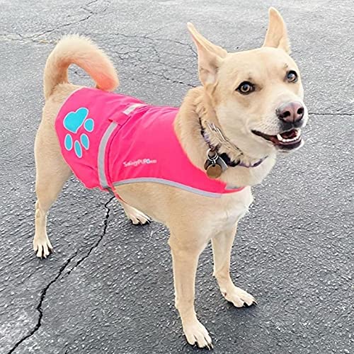 SafetyPUP XD pink utility-strap provides quick-access space for accessories.