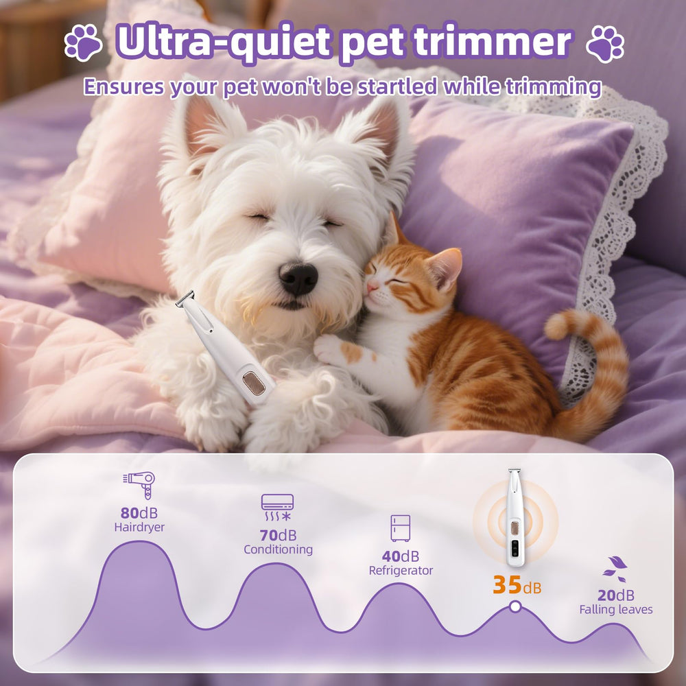 Saffory Cordless Paw Trimmer offers freedom to reach tricky areas.