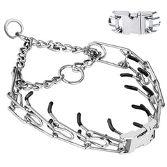 Safiman dog collar adjustable fit with quick-release buckle for easy daily walks