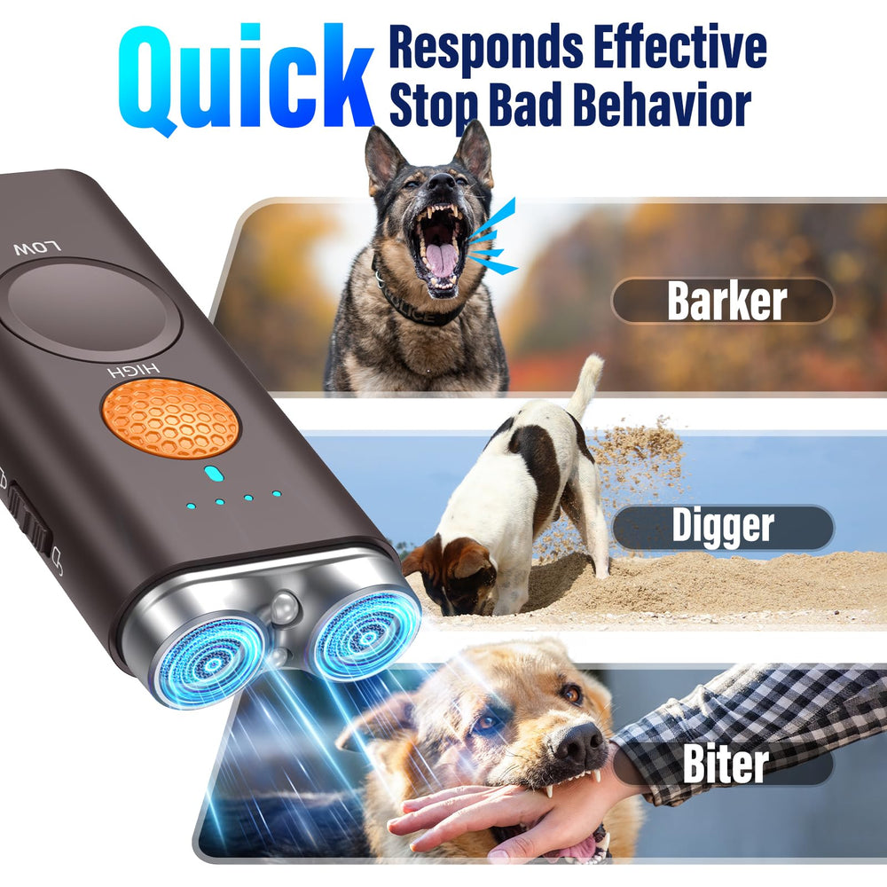 Saigain indoor outdoor use bark deterrent concept for flexible deployment
