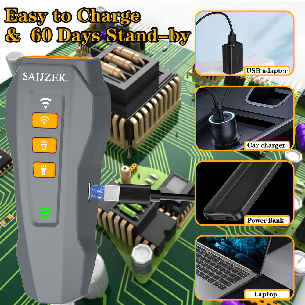 SAIJZEK Dog Trainer G2 range training setup highlights 10 m reach.