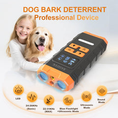 SAIJZEK Ultrasonic Dog Trainer G3 handheld design ideal for on-the-go training sessions.