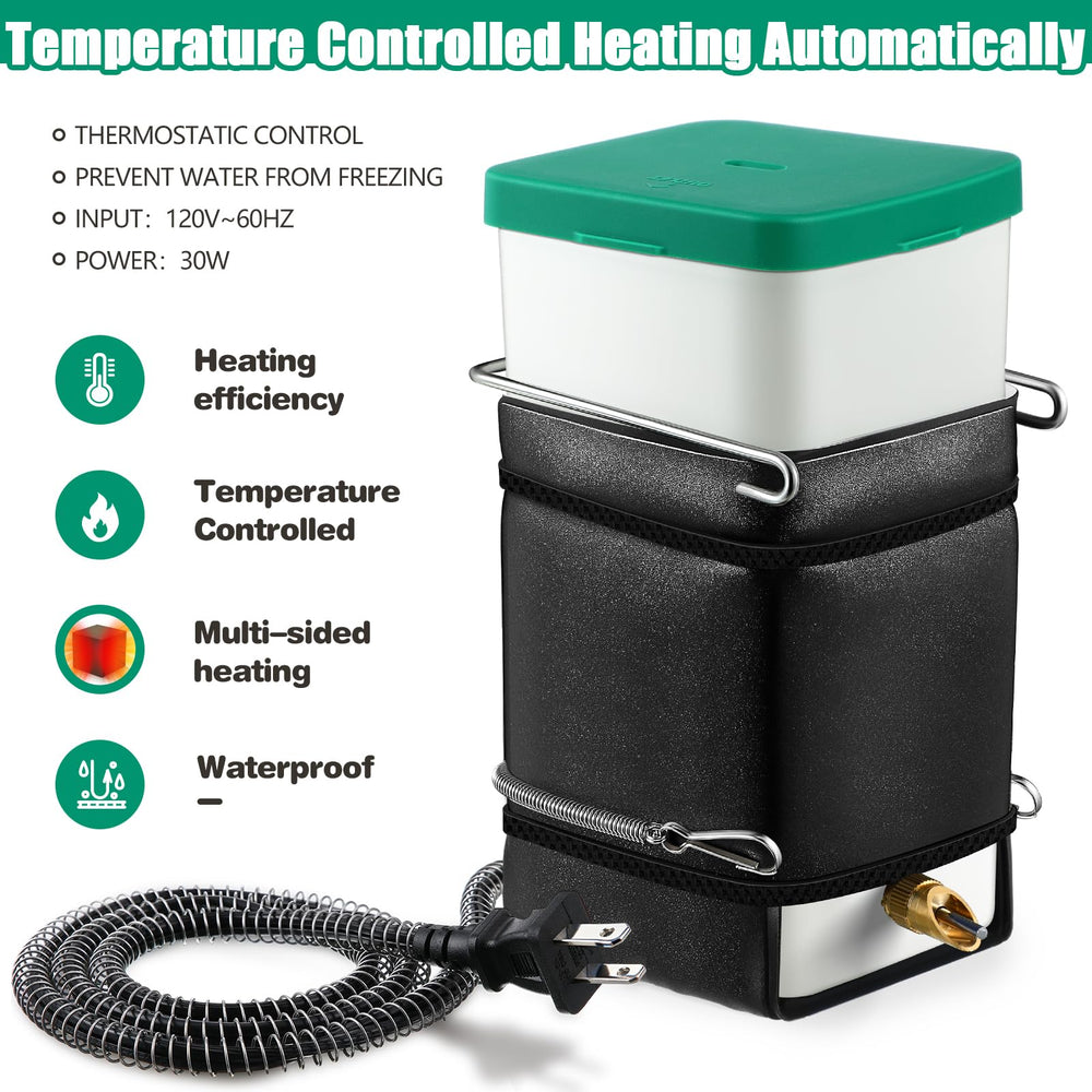 Saillong heated water bottle keeps water warm for small pets