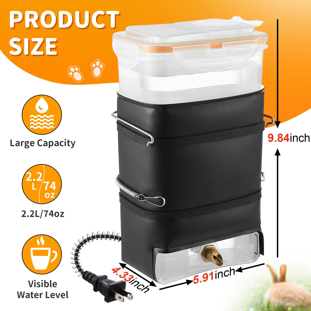 Saillong no-drip water outlet prevents leaks and spills during use.