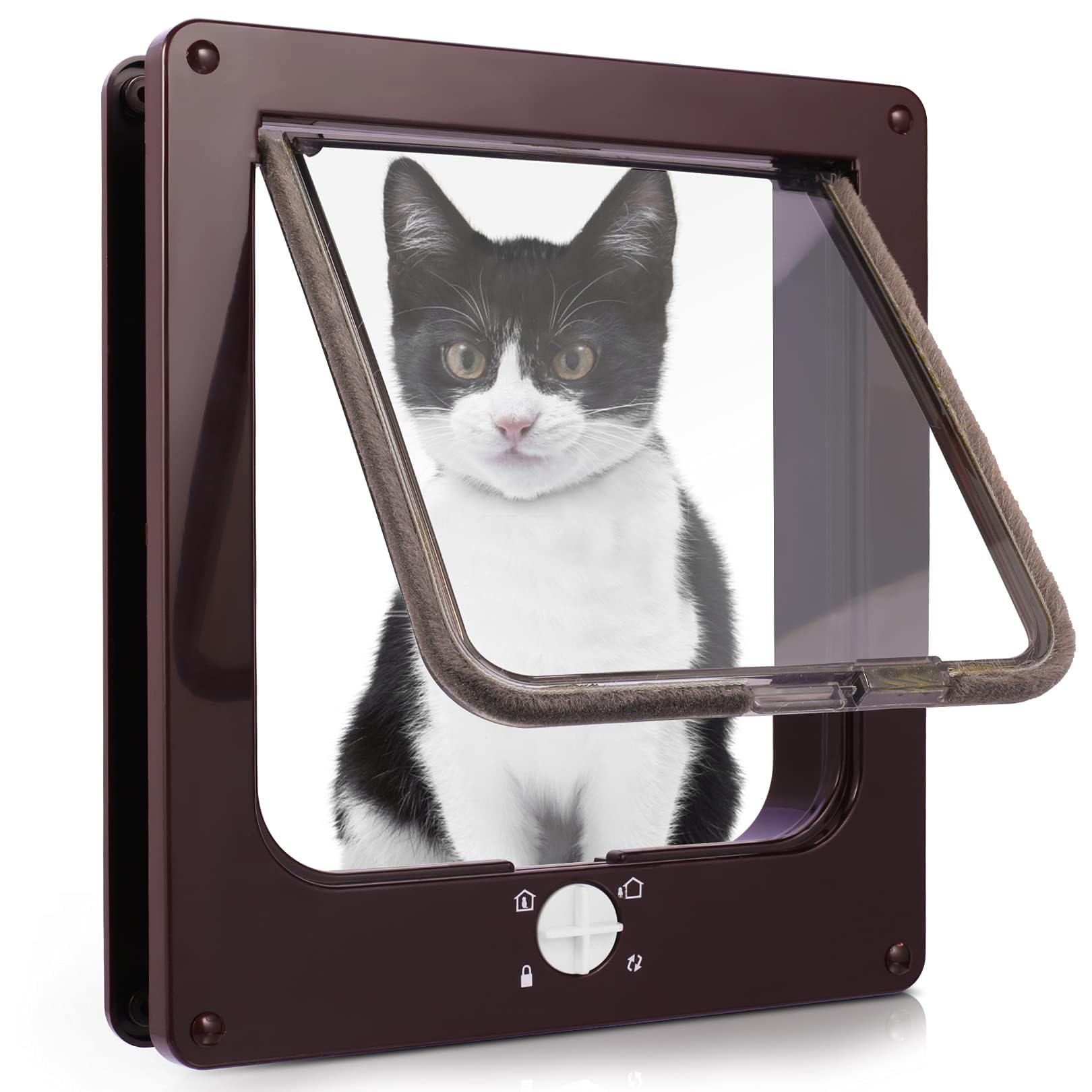Sailnovo cat door flap XL outer 11x9.8, ideal pet access for larger cats.