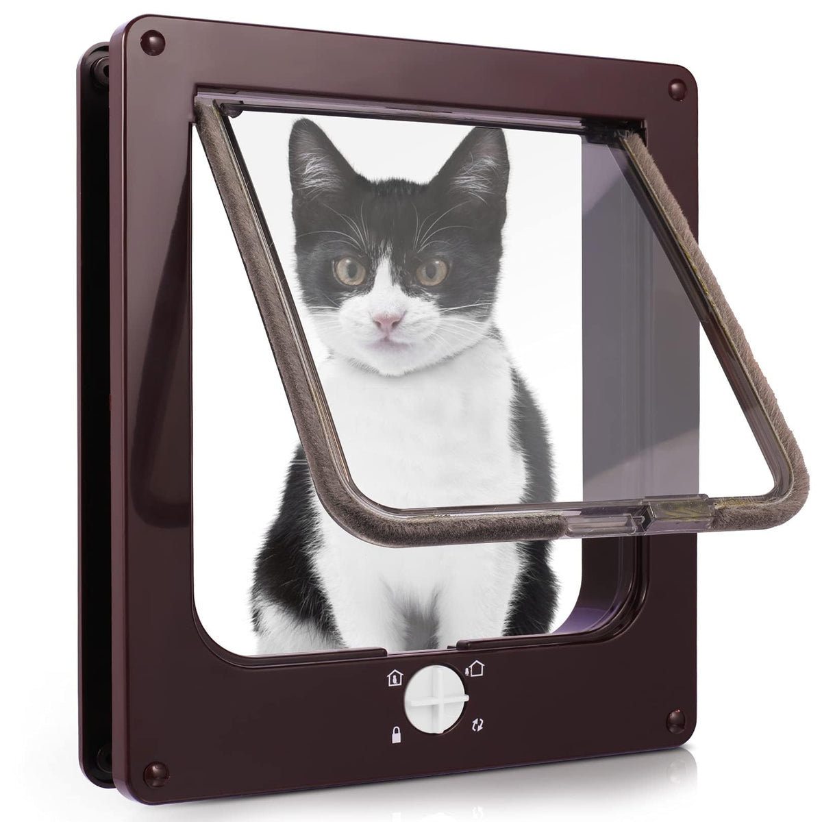 Sailnovo cat door flap XL outer 11x9.8, ideal pet access for larger cats.