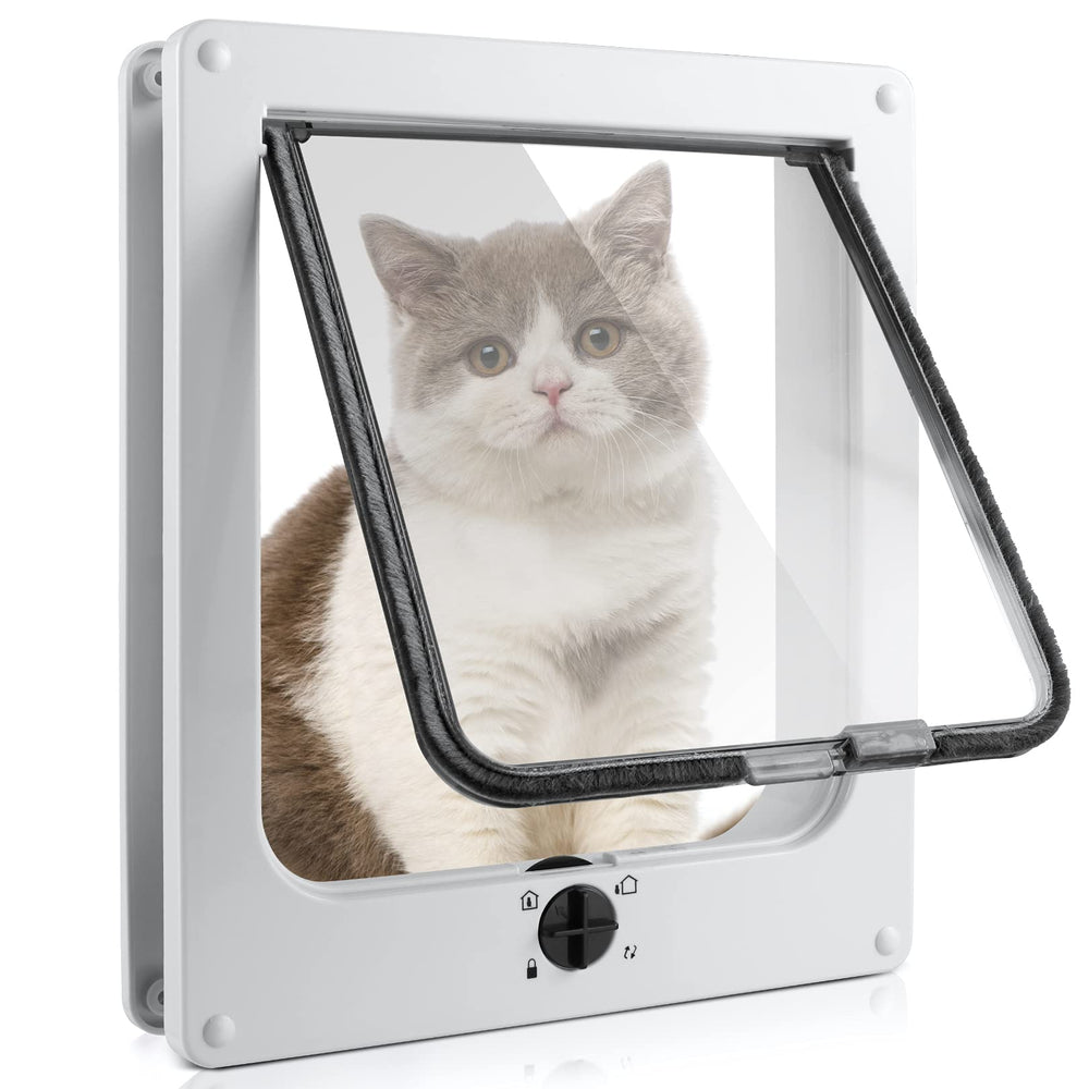 Sailnovo cat door outer size view showing broad entry for comfortable pet passage