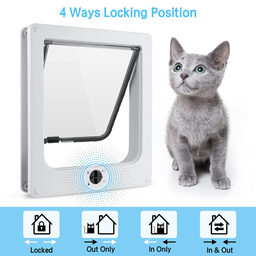 Sailnovo cat door weatherproof seal blocks drafts
