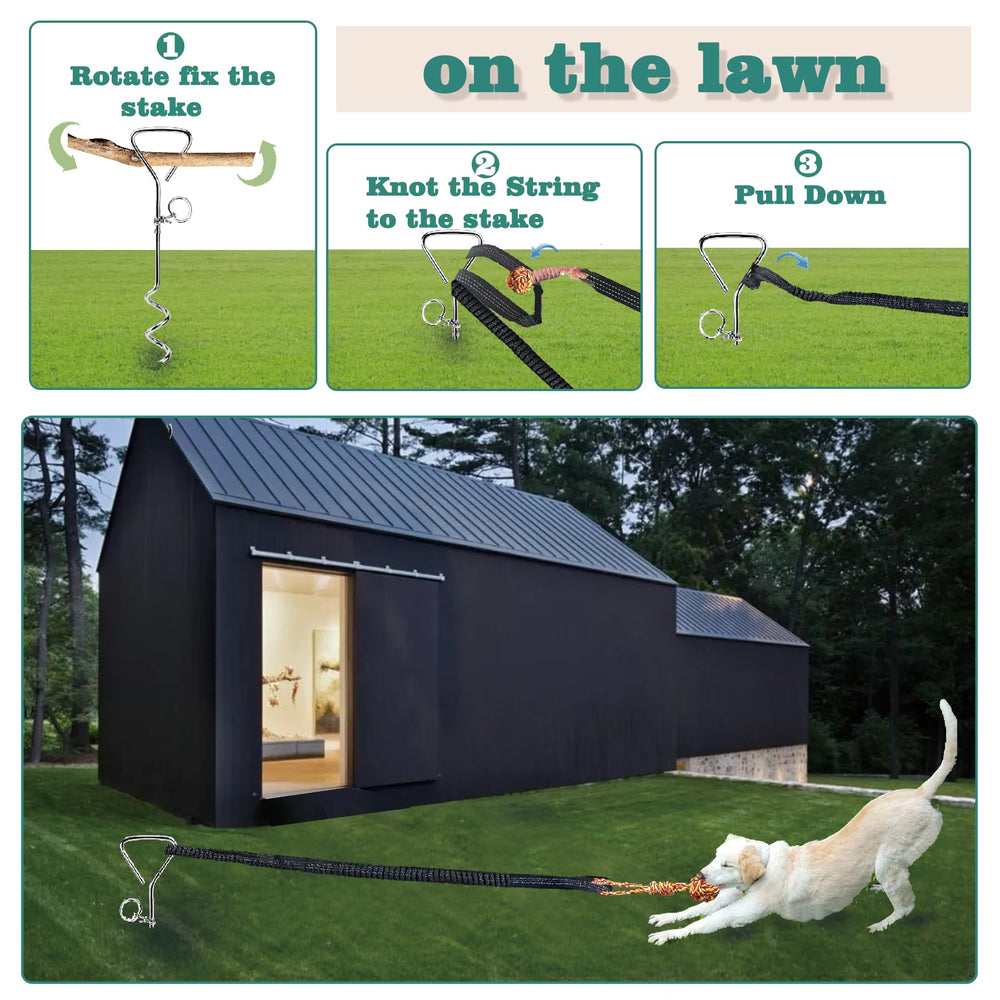 SailStart durable ground stake enables stable lawn games and tree tied play