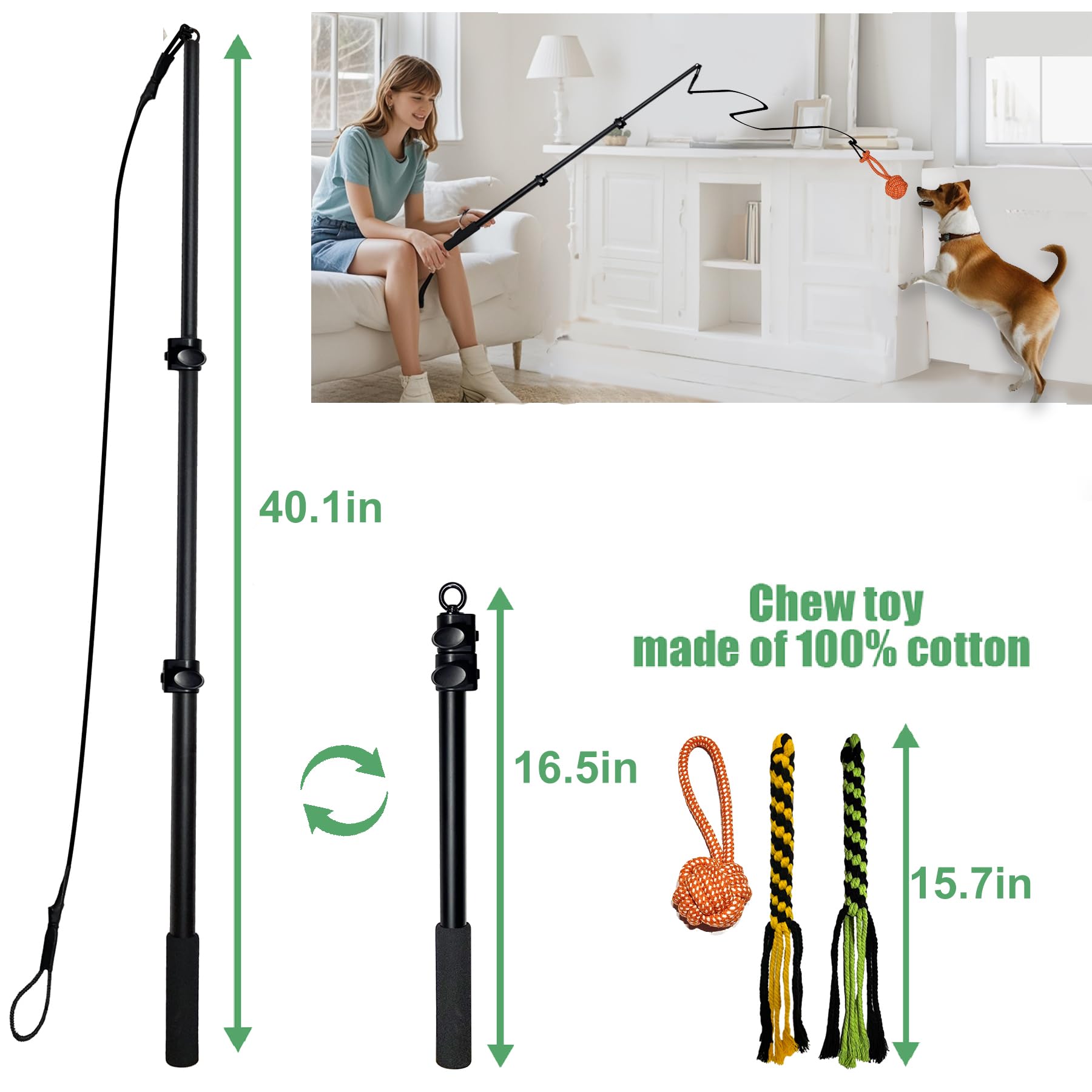 SailStart Flirt Pole aluminum assembly shows strength and lightweight portability.