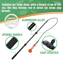 SailStart Flirt Pole sponge handle provides soft, comfortable grip.