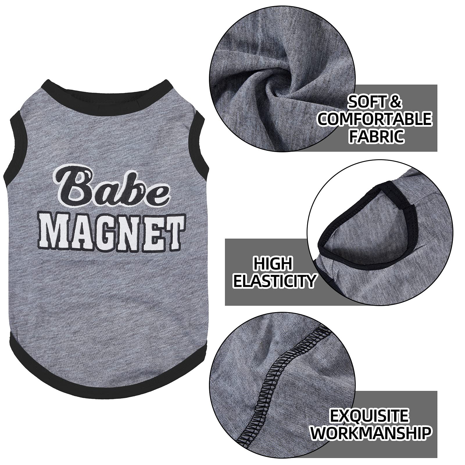 Saintrygo dog shirts daily-wear outdoor-use versatility