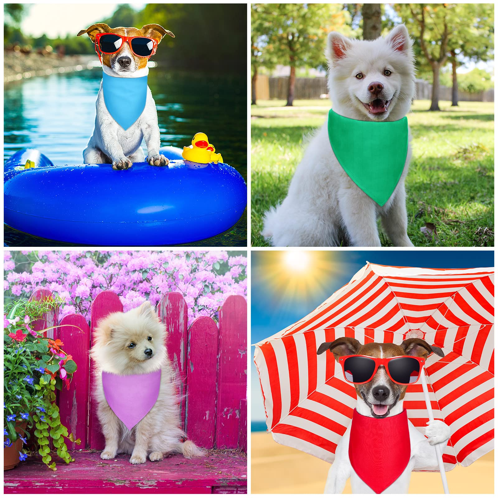 Saintrygo pet event ready bandanas for style