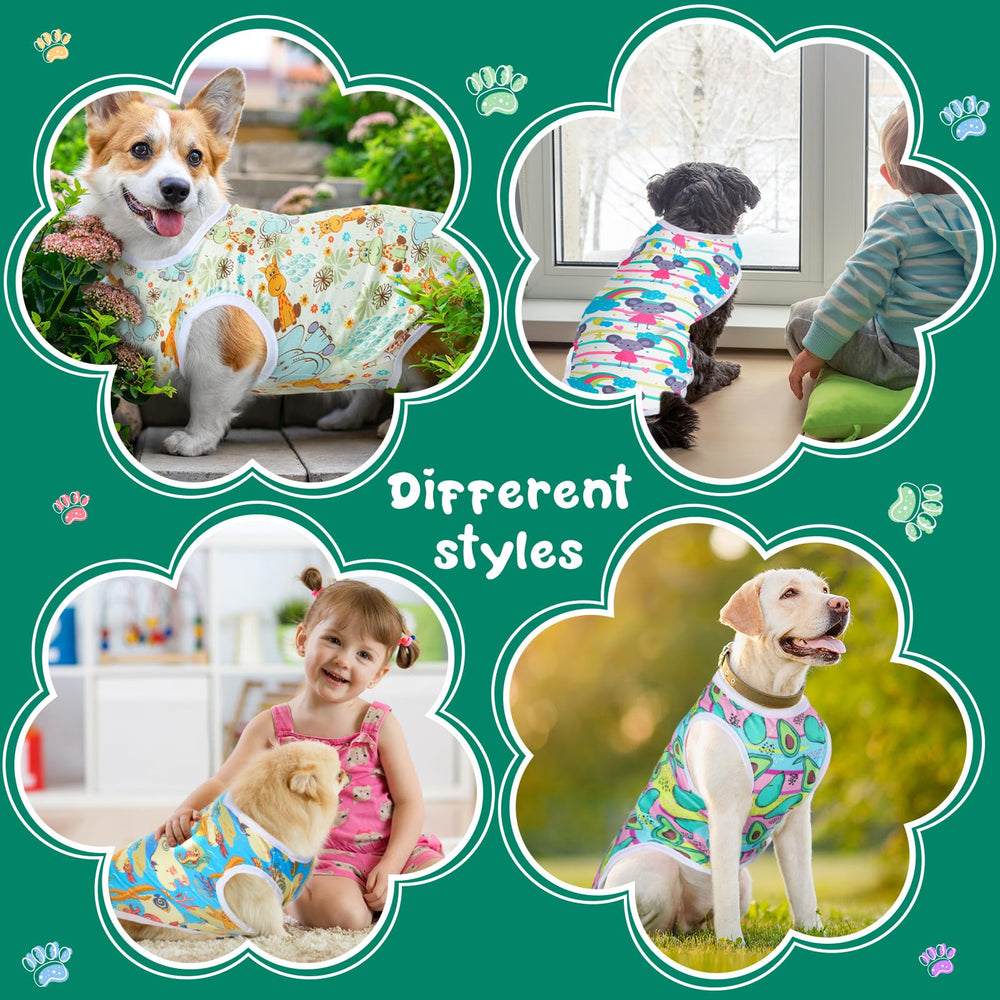Saintrygo puppy shirts dog-cat wear compatibility offers versatile outfits for various pets.