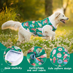 Saintrygo puppy shirts pattern cartoon illustration emphasizes playful party-ready style.