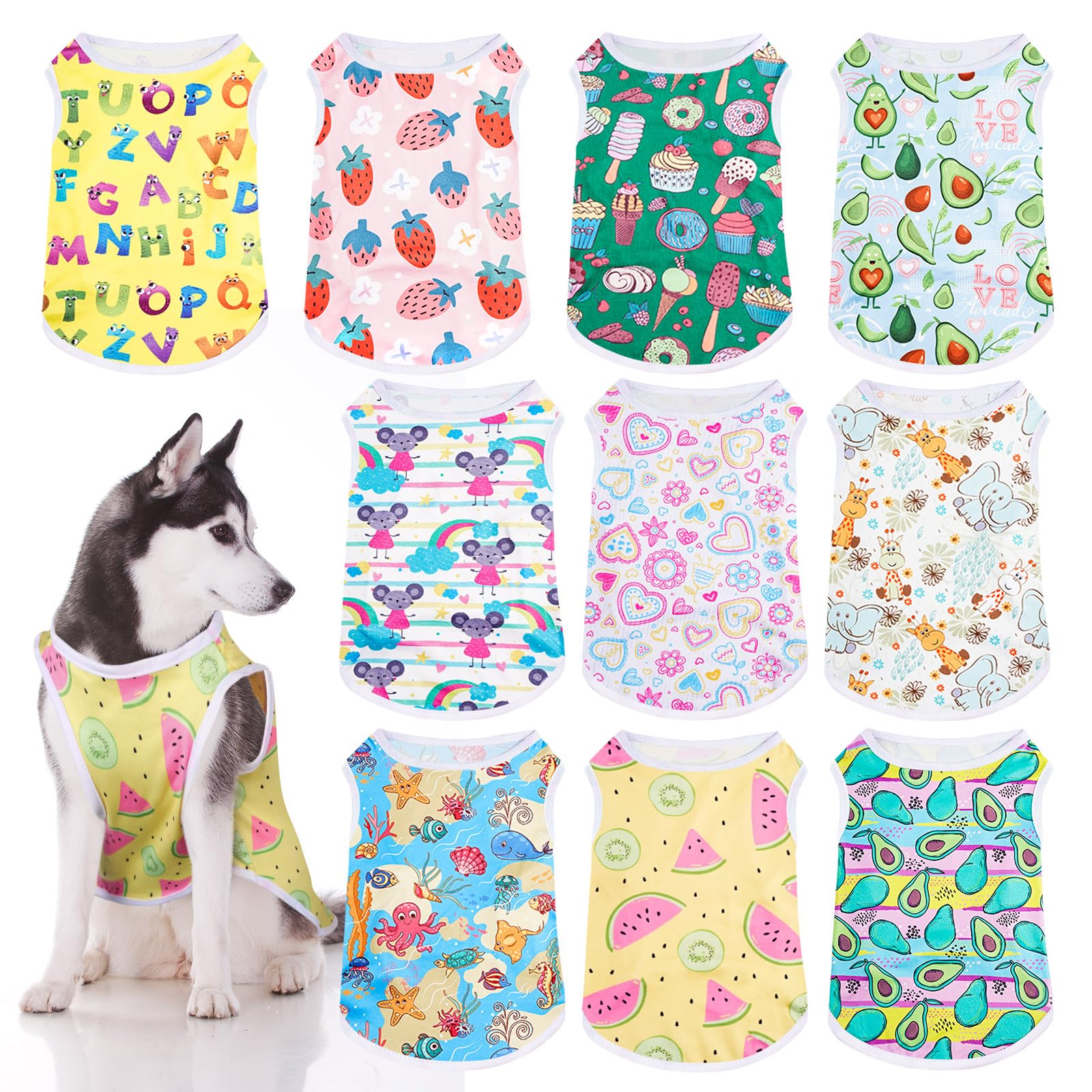 Saintrygo puppy shirts XL back view shows a comfortable, roomy fit for daily wear.
