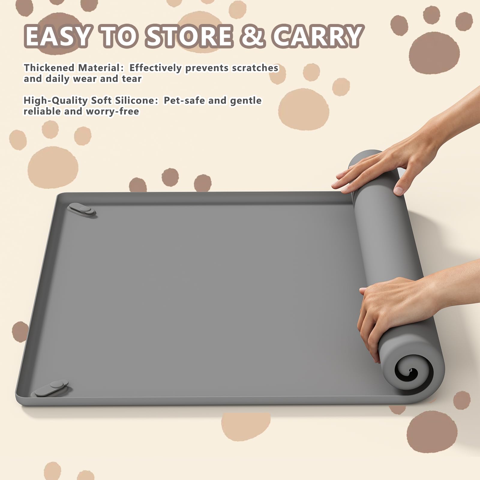 SAKAKI floor protection helps keep carpets clean during training.
