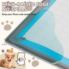 SAKAKI raised-edge design prevents spills and protects floors during use.
