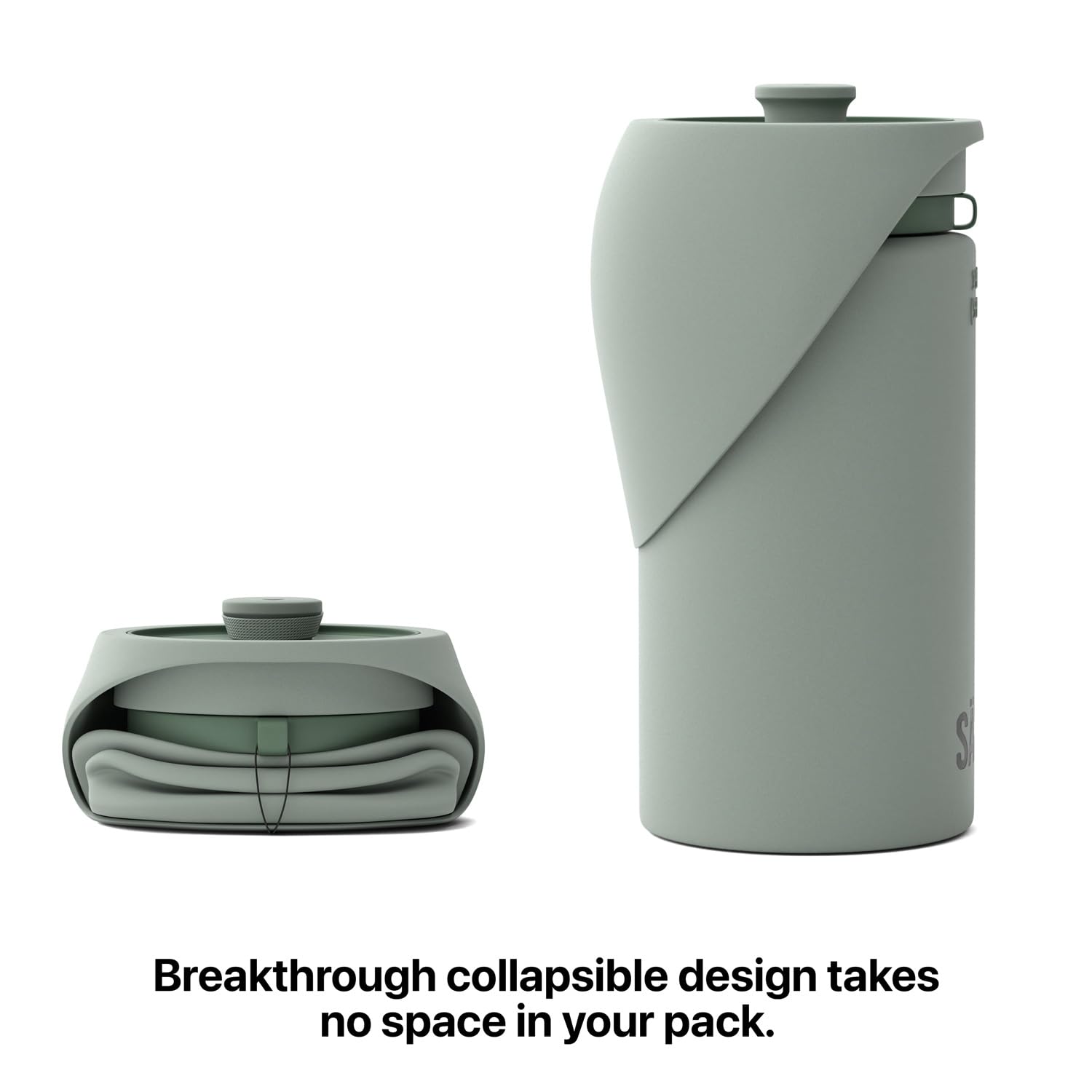 Saker is BPA-free and durable, built to last through many hiking and training sessions.
