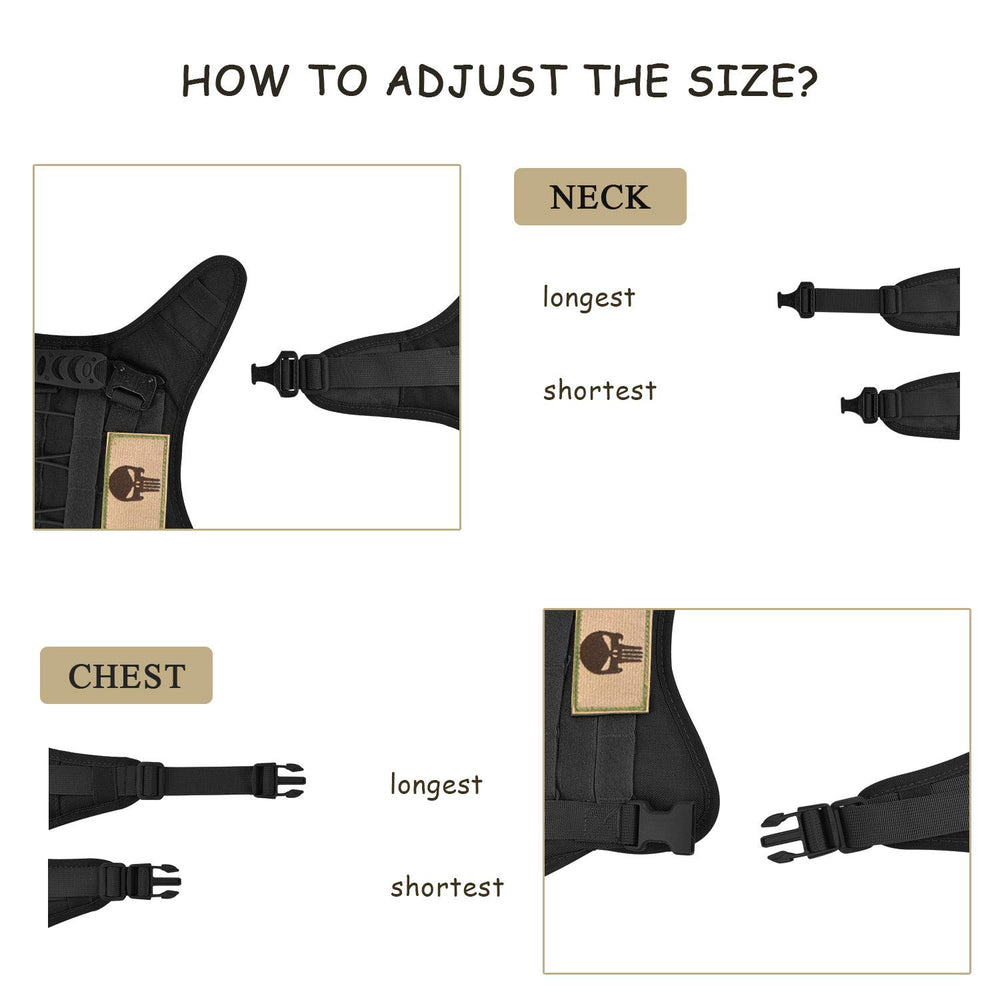 Salfse size chart guide helps accurate chest and neck measurements for fit.