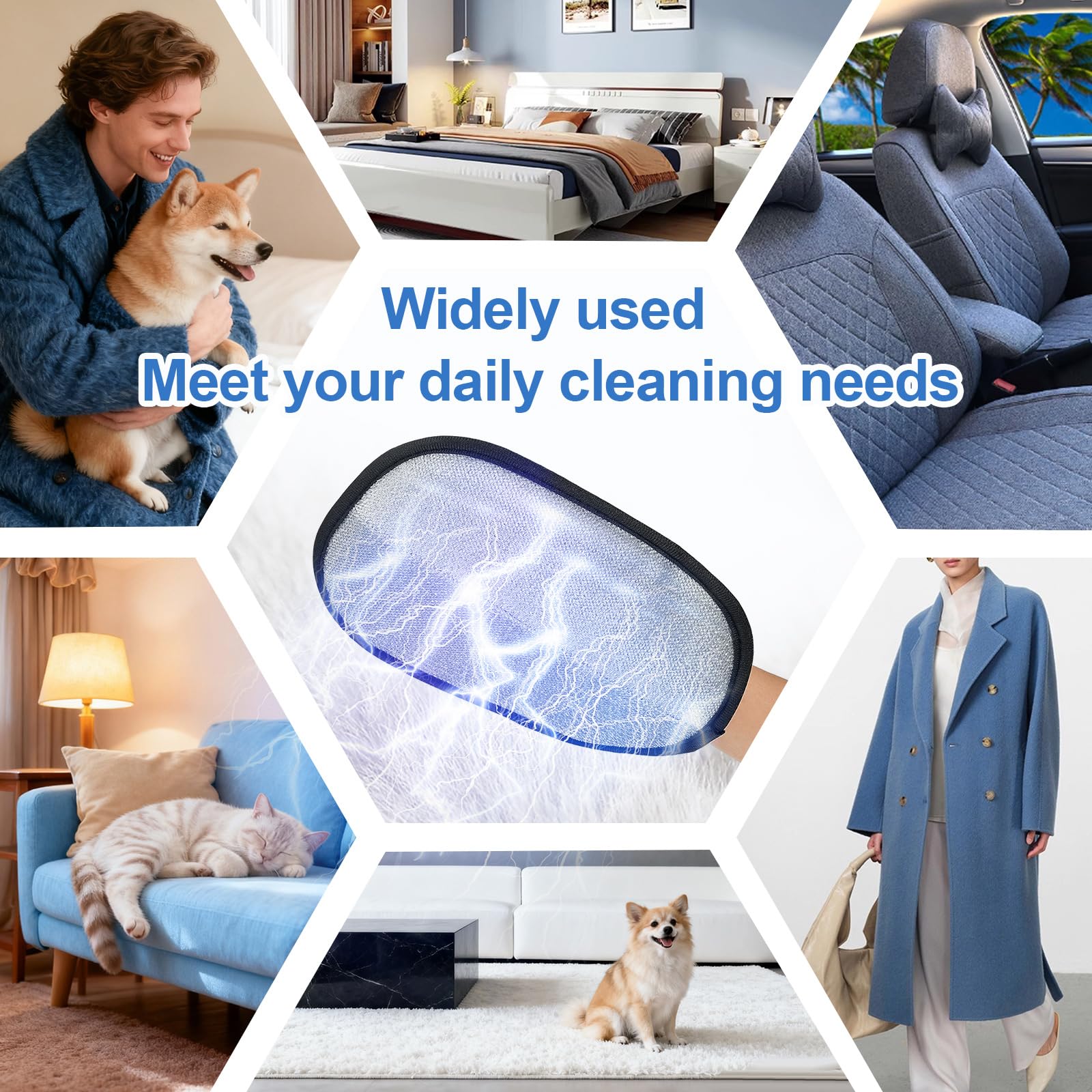 Salhap pet hair remover on couch removes hair from upholstery and cushions
