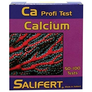 Salifert Alkalinity Test Kit drops on sample, color-change leads to easy interpretation.