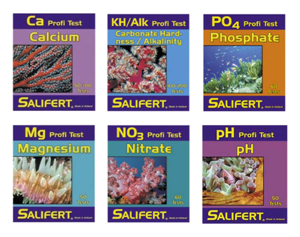 Salifert Master Reef Testing Combo Kit – complete reef-tank testing for precise water parameter checks.