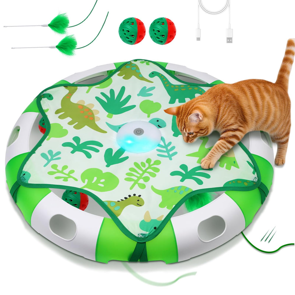 Salodal hide-and-seek toy with feather wand boosts indoor play.