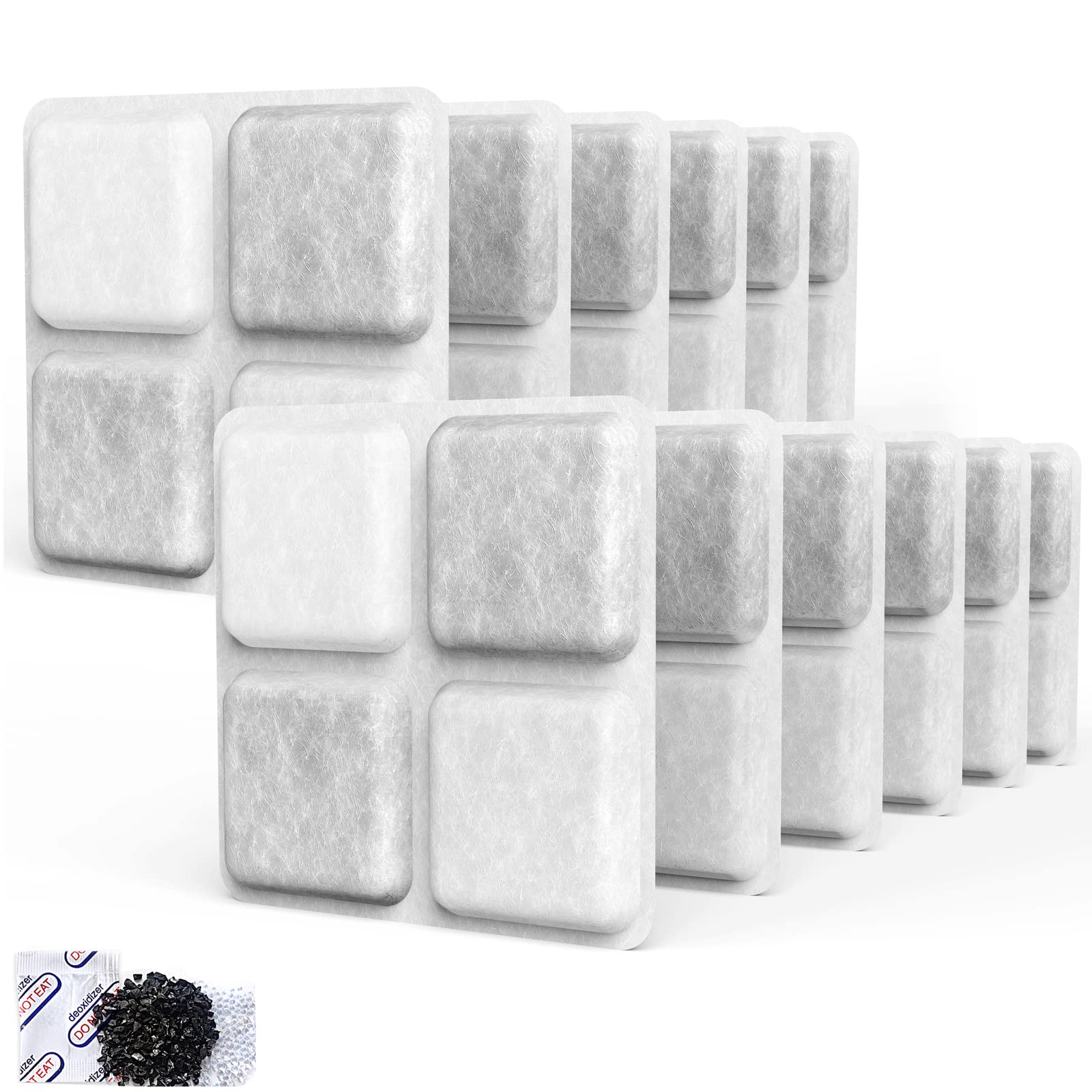 SAMANIJA desiccant packets materials show sterile fabric and silica gel for freshness.