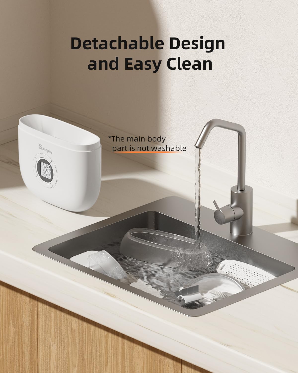 Sandpoy USB power option supports reliable feeding with modern setups.