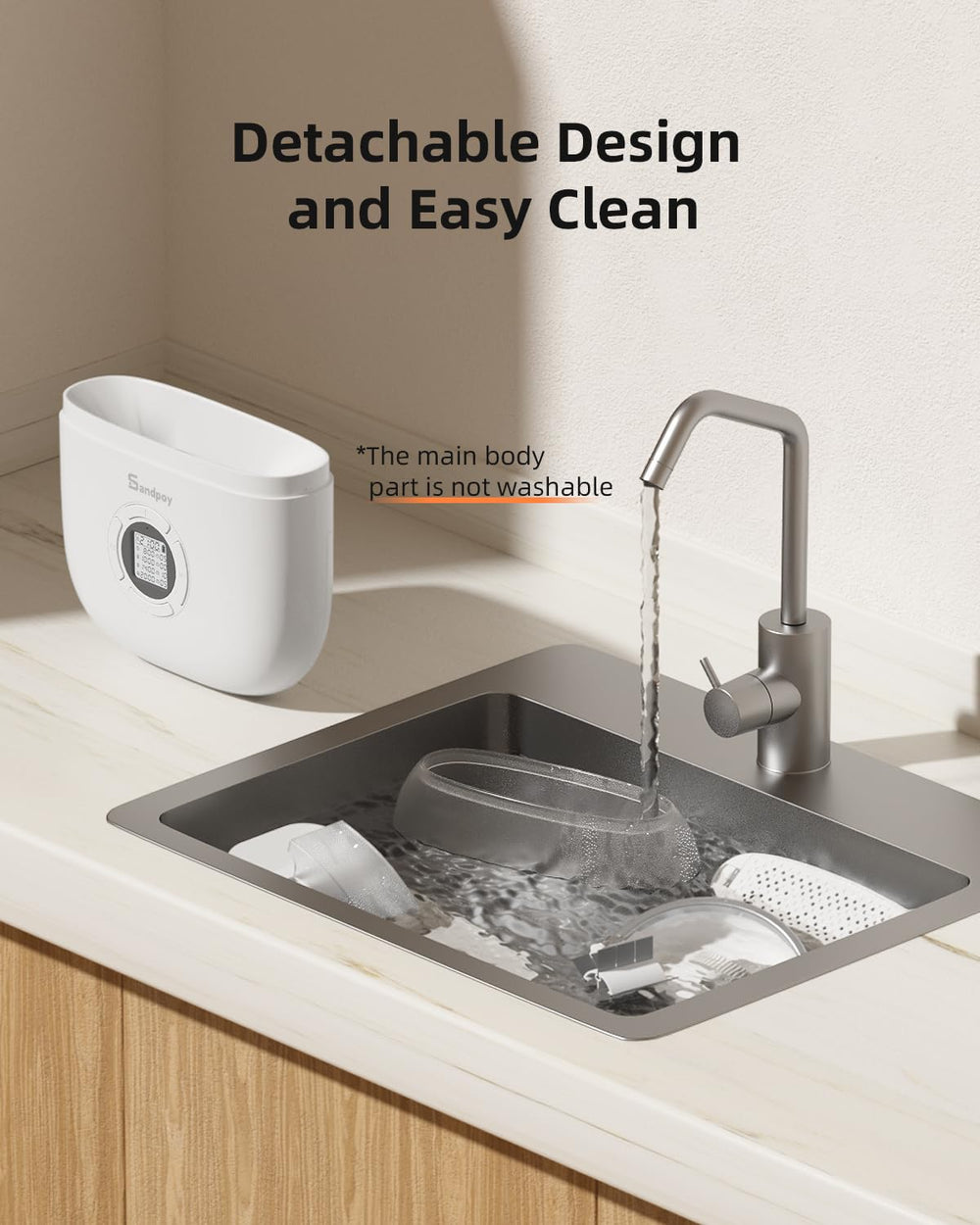Sandpoy USB power option supports reliable feeding with modern setups.