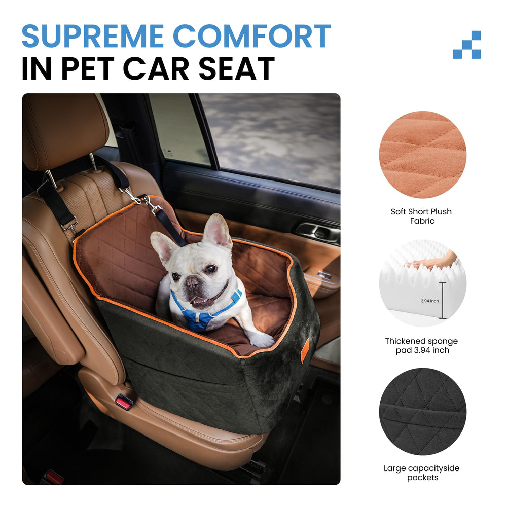 Sangoodier dog car seat safety strap ensures secure travel for peace of mind