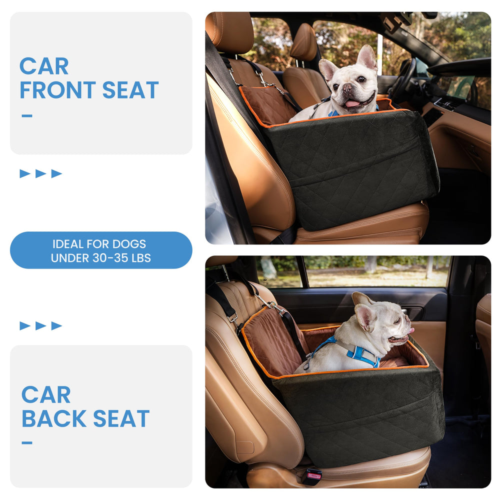 Sangoodier puppy car seat nap mode supports restful breaks during trips