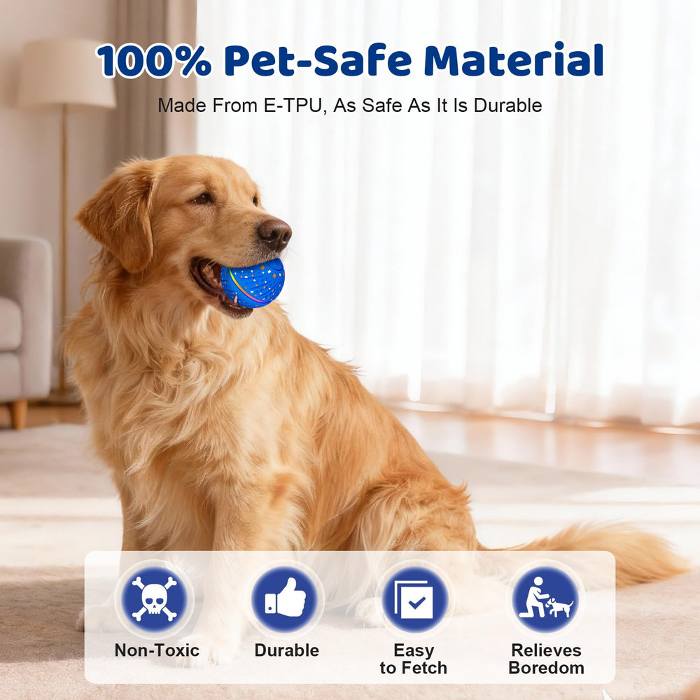 Sankell dog ball auto-bouncing improves chase-and-pounce moments for pawing and retrieving
